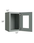 Catalina Meadow Green 12x18 Decorative Wall Cabinet 
