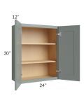 Catalina Meadow Green 24x30 Wall Cabinet - Low stock through March