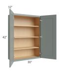 Catalina Meadow Green 30x42 Wall Cabinet - Low stock through March