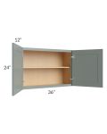Catalina Meadow Green 36x24 Wall Cabinet