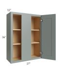 Catalina Meadow Green 27x36 Wall Blind Cabinet 