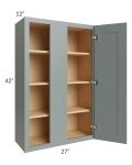 Catalina Meadow Green 27x42 Wall Blind Cabinet