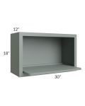 Catalina Meadow Green Wall Microwave Shelf Kit