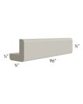 Stratton Light Grey Shaker 96" Outside Corner Molding