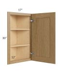 Catalina Toffee 12x30 Angle Wall Cabinet