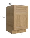 Catalina Toffee 18" Drawer File Base Cabinet