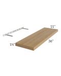 Catalina Toffee 36" Floating Shelf