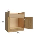 Catalina Toffee 30" Farm Sink Base Cabinet