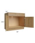Catalina Toffee 36" Sink Base Cabinet