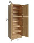 Catalina Toffee 30x84x24 Wall Pantry Cabinet