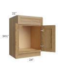 Catalina Toffee 24" Vanity Base Cabinet