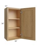 Catalina Toffee 18x36 Wall Cabinet