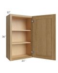 Catalina Toffee 21x36 Wall Cabinet