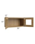 Catalina Toffee 30x15 Decorative Wall Cabinet