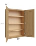 Catalina Toffee 30x42 Wall Cabinet