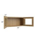 Catalina Toffee 36x18 Decorative Wall Cabinet