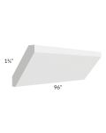 Catalina White 96" Angled Crown Molding