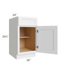 Catalina White 18" Base Cabinet