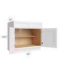 Catalina White 36" Base Cabinet 