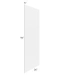 Catalina White 36x96 Finished Panel (3/4" Thick)