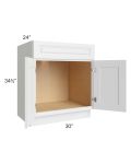 Catalina White 30" Sink Base Cabinet (1 drawer front)