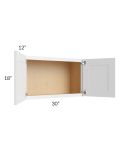 Catalina White 30x18 Wall Cabinet