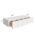 Catalina White 30x06 Wall Spice Drawer Cabinet 