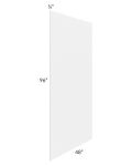 Midtown White Shaker 4 x 8 Back Panel (1/4" Thick)