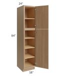 Township Rift Oak 18x84 Wall Pantry Cabinet