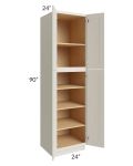 Asheville Cloud Shaker 24x90 Wall Pantry Cabinet