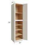 Asheville Cloud Shaker 24x96 Wall Pantry Cabinet