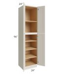 Asheville Cloud Shaker 24x96 Wall Pantry Cabinet