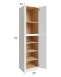 Township White 24x96 Wall Pantry Cabinet