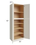 Asheville Cloud Shaker 30x90 Wall Pantry Cabinet