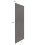 Midtown Dark Grey Shaker 48 x 120 Back Panel (1/2" Thick)