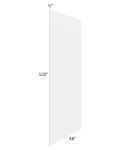 Midtown White Shaker 48 x 120 Back Panel (1/2" Thick)