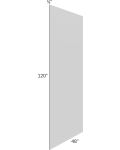 Midtown Painted Grey Shaker 48 x 120 Back Panel (3/4" Thick)