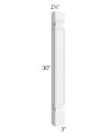 Portland White 3x30 Decorative Half Leg