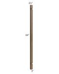Midtown Mocha Shaker 84" Tall Plain Pilaster