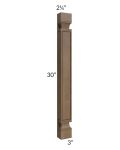 Midtown Mocha Shaker 30" Wall Plain Pilaster