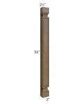 Midtown Mocha Shaker 36" Wall Plain Pilaster