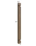 Midtown Mocha Shaker 42" Wall Plain Pilaster