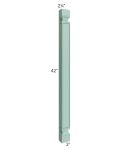 Midtown Mint Green Shaker 42" Wall Plain Pilaster