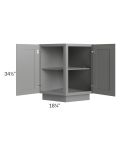 Shale Grey Shaker 24" Base End Angle Cabinet