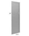 Shale Grey Shaker 84" Tall Decorative End Panel