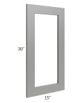 Shale Grey Shaker 15x30 Glass Door