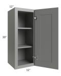 Shale Grey Shaker 12x30 Wall Cabinet
