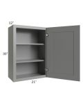 Shale Grey Shaker 21 x30 Wall Cabinet