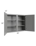 Shale Grey Shaker 39x30 Wall Cabinet