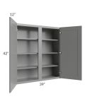 Shale Grey Shaker 39x42 Wall Cabinet